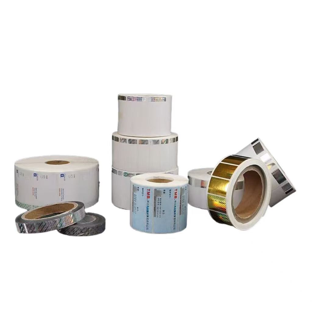 Holographic laser hot stamping anti-counterfeiting