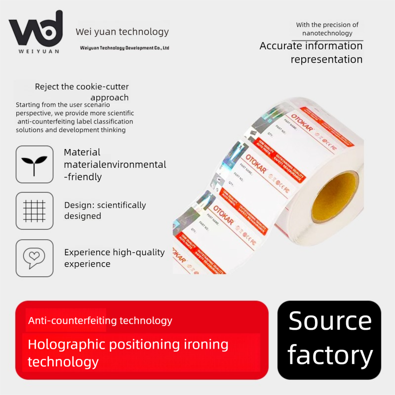 Holographic positioning gilding technology