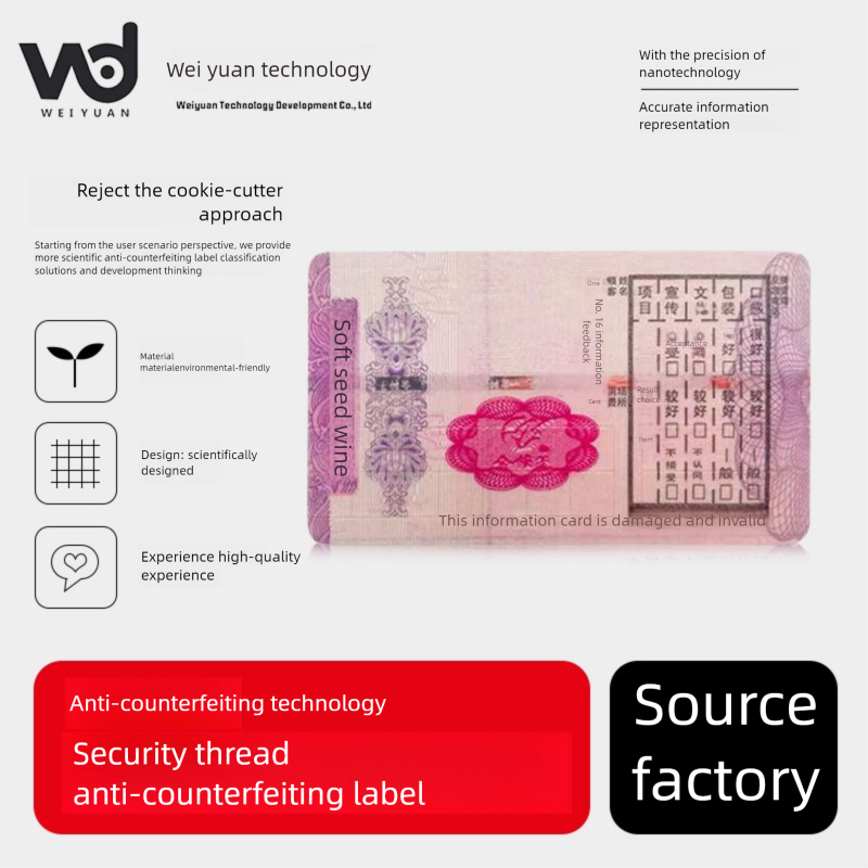 Security Thread currency anti-counterfeiting technology